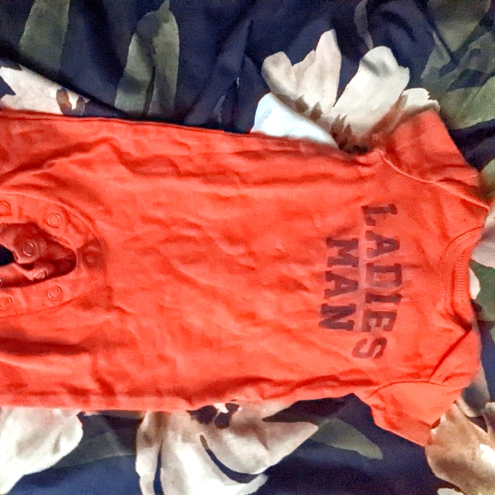 Carter's short sleeve/full leg romper